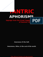 Tantric Aphorisms