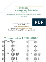 ECE 2211 Microprocessor and Interfacing: The 8088/8086 Microprocessors and Their Memory and I/O Interfaces