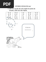 DIFONOS VOCÁLICOS Au-Ai