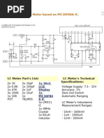 Very Accurate LC Meter Based On PIC16F84A IC