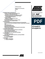 8-Bit Microcontroller With 8K Bytes In-System Programmable Flash Atmega8515 Atmega8515L