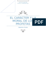 El Carácter y La Moral de Los Profetas