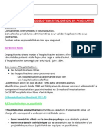 Les Differents Modes Dhospitalisation