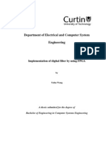 Implementation of Digital Filter by Using FPGA