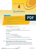 Chapter 4 Quadratics PDF