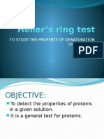 Heller's Ring Test