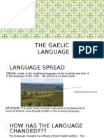 The Gaelic Language