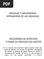 Válvulas Y Mecanismos Operadores de Las Válvulas