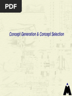 Concept Generation & Concept Selection PDF