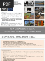 New Urbanisms in India:: Urban Living, Sustainability and Everyday Life