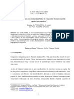 1º Movimento Da Sonata para Violoncelo e Violão Do Compositor Radamés Gnattali: Aspectos Interpretativos