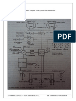 Practical No. 1. AIM: - To Understand The Layout of Complete Wiring System of An Automobile. Diagram