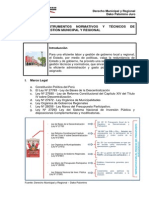 Instrumentos Normativos y Técnicos de Gestión Gobiernos Locales