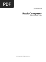 Rapidcomposer: Operation Manual