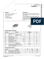 Datasheet FDB44N25