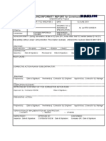 NONCONFORMITY REPORT For Construction (NCR) : SADARA MFC Project