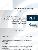 Managing The Manual Handling Risk