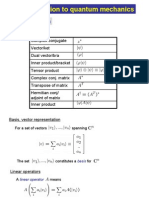 Introduction To Quantum Mechanics: 2.1 Linear Algebra