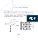 Lecture 42 - Design of Pneumatic Circuit Usign PLC: Self Evaluation Questions and Answers