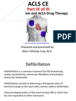 ACLS CE - Part III of III - Defibrillation and ACLS Drug Therapy