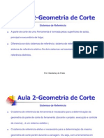 Aula 2 - Geometria de Corte