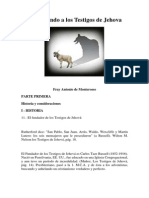 Contestando A Los Testigos de Jehova - Fray Antonio de Monterosso