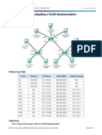 3.1.2.7 Packet Tracer - Investigating A VLAN Implementation Instructions123