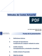 Métodos de Costeo Actuarial