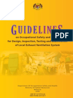 Guidelines On Occupational Safety & Health For Design, Inspection, Testing & Examination of Local Exhaust Ventilation System