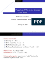 Finite-Sample Properties of OLS in The Classical Linear Model