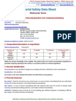 Molecular Sieve MSDS