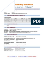 Oxygen Absorbers MSDS