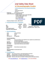 Silica Gel Chromatography MSDS