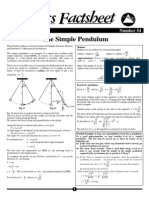 The Simple Pendulum