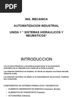 Automatización: Sistemas Hidraúlicos y Neumáticos