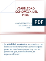 Viabilidad Economica Del Peru