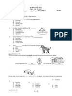 Intensive Test English Year 3 NAME: - Section A Year: - Questions 1 - 4