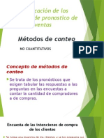 Gestion de Ventas Clasificación de Los Enfoques de Pronostico de Ventas Metodo Encuestas y Prueba de Marketing