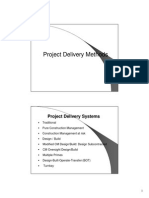 Project Delivery Methods