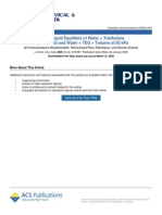 Vapor#Liquid Equilibria of Water + Triethylene Glycol (Teg) and Water + Teg + Toluene at 85 Kpa