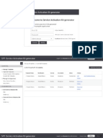 SPP: Service Activation Kit Generator Welcome To Service Activation Kit Generator