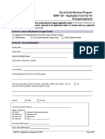 Nova Scotia Nominee Program NSNP 100 - Application Form For The Principal Applicant