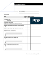 Sample Yw Orientation Checklist