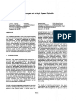 Modal Analysis High Speed Spindle