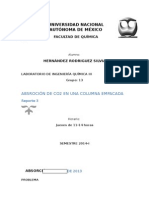 Reporte 4. Absorción de CO2 en Una Columan Empacada