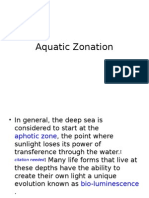 Aquatic Zonation