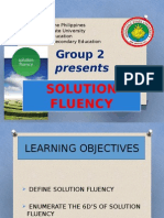 Solution Fluency (g-1 Edbio)