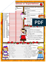 Fichas Comparativos y Superlativos Intermedio