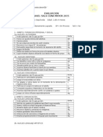 EVALUACION Diagnóstica Sala Cuna Mayor