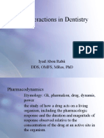 Drug Interactions in Dentistry: Iyad Abou Rabii DDS, Omfs, Mres, PHD